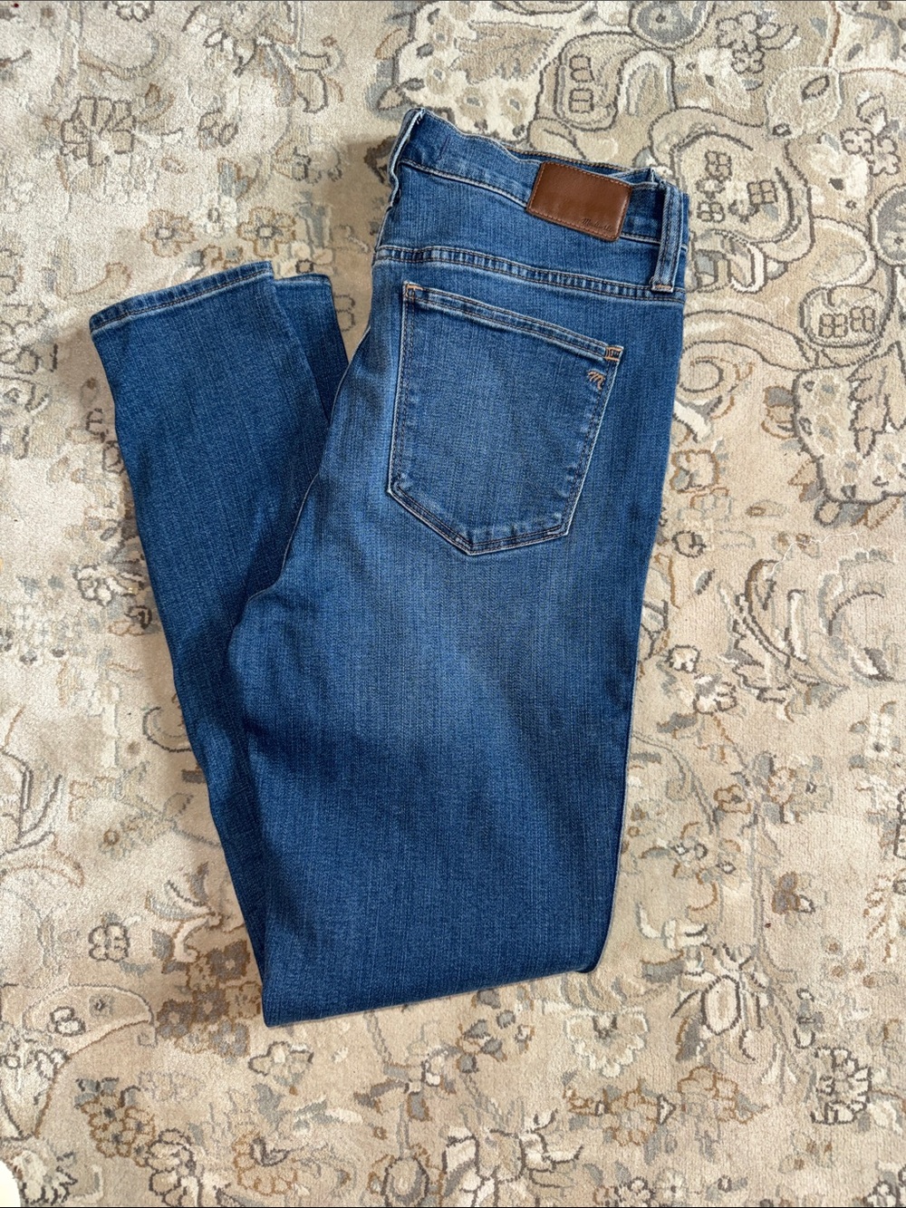 Madewell Dark Blue High-Rise Denim Jeans
